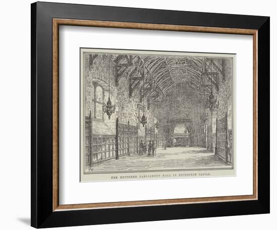 The Restored Parliament Hall in Edinburgh Castle-Frank Watkins-Framed Giclee Print