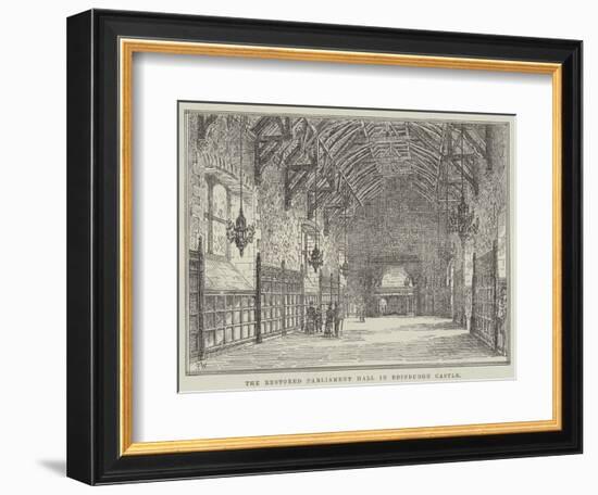 The Restored Parliament Hall in Edinburgh Castle-Frank Watkins-Framed Giclee Print