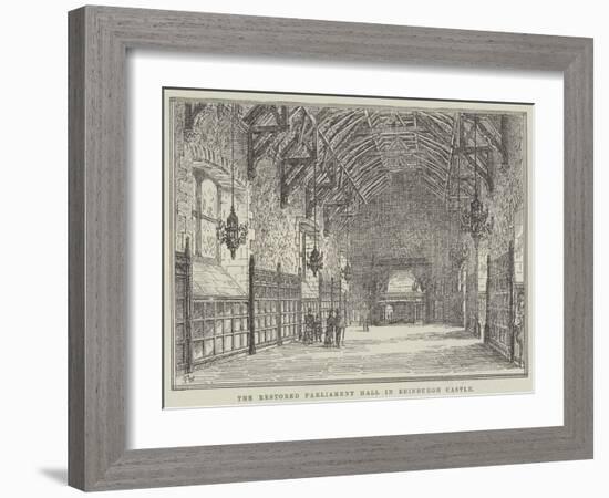 The Restored Parliament Hall in Edinburgh Castle-Frank Watkins-Framed Giclee Print