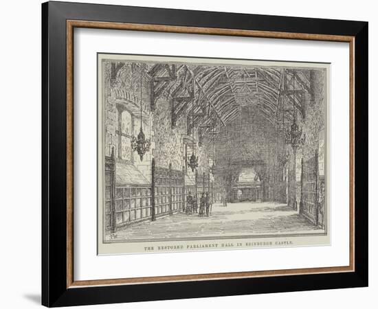 The Restored Parliament Hall in Edinburgh Castle-Frank Watkins-Framed Giclee Print