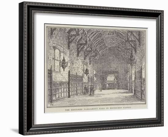 The Restored Parliament Hall in Edinburgh Castle-Frank Watkins-Framed Giclee Print