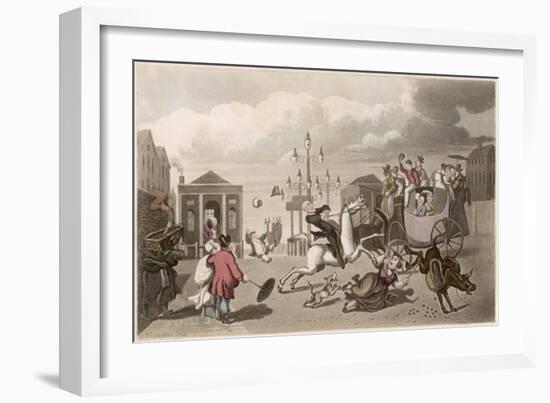 The Result of Purchasing a Blind Horse-Thomas Rowlandson-Framed Art Print