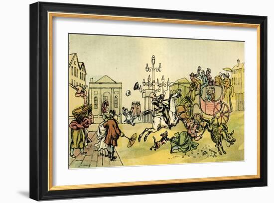 'The result of purchasing a blind horse'-Thomas Rowlandson-Framed Giclee Print