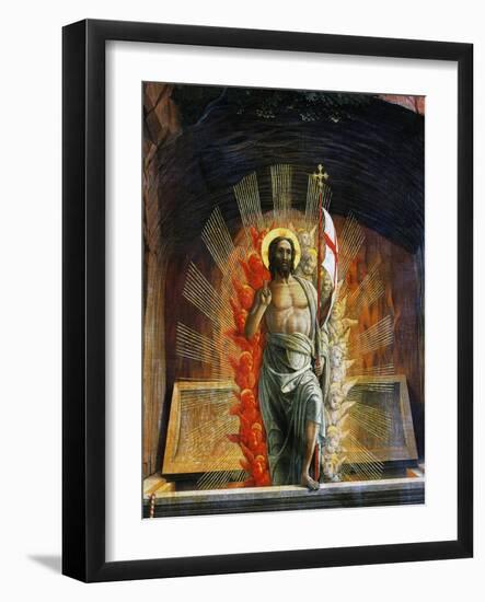 The Resurrection, 1457-1459-Andrea Mantegna-Framed Giclee Print