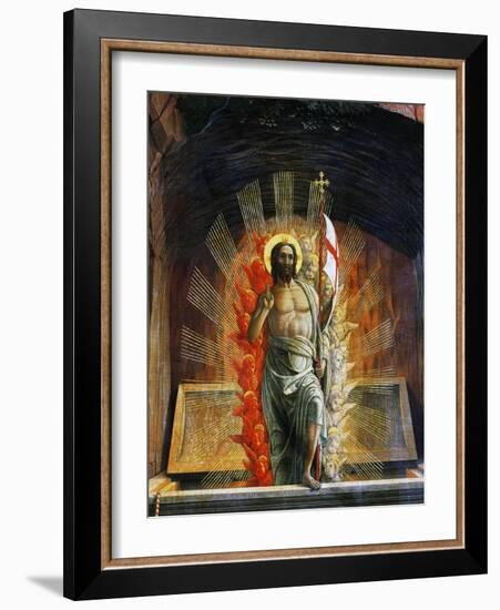 The Resurrection, 1457-1459-Andrea Mantegna-Framed Giclee Print