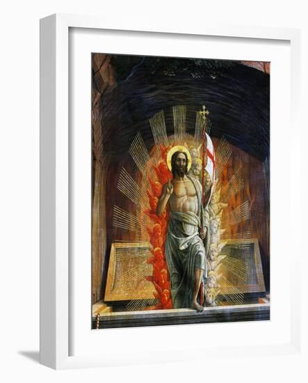 The Resurrection, 1457-1459-Andrea Mantegna-Framed Giclee Print