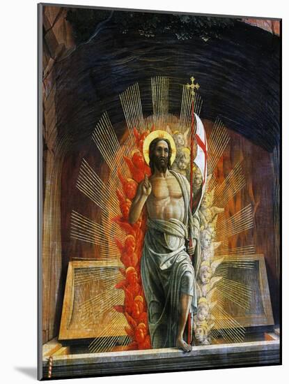 The Resurrection, 1457-1459-Andrea Mantegna-Mounted Giclee Print