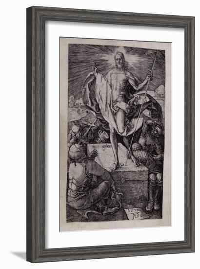 The Resurrection, 1512-Albrecht Dürer-Framed Giclee Print
