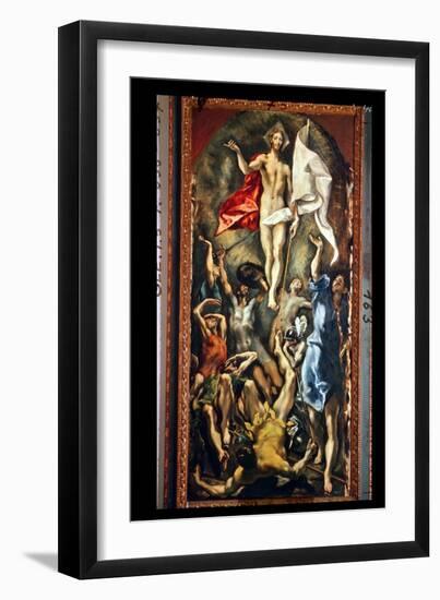 The Resurrection, 1584-94-El Greco-Framed Giclee Print