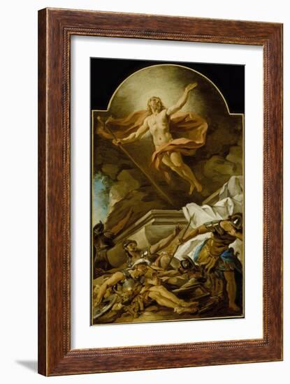 The Resurrection, 1739-Jean Francois de Troy-Framed Giclee Print