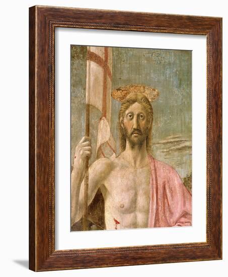 The Resurrection, Detail of Christ, C.1463-Piero della Francesca-Framed Giclee Print