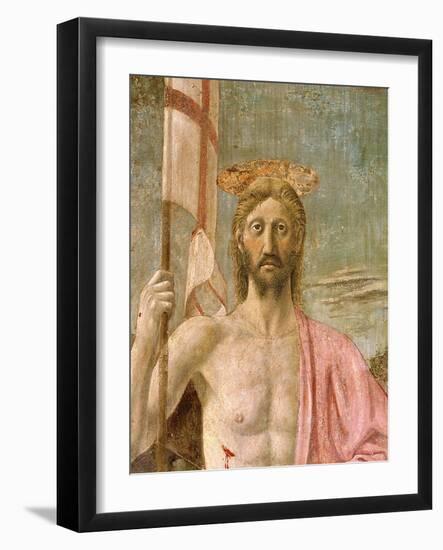 The Resurrection, Detail of Christ, C.1463-Piero della Francesca-Framed Giclee Print