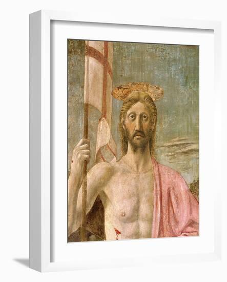 The Resurrection, Detail of Christ, C.1463-Piero della Francesca-Framed Giclee Print