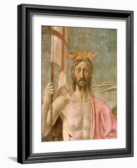 The Resurrection, Detail of Christ, C.1463-Piero della Francesca-Framed Giclee Print