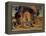 The Resurrection Fragment of the Predelle of the Altarpiece of the Church of San Zeno in Verona by-Andrea Mantegna-Framed Premier Image Canvas