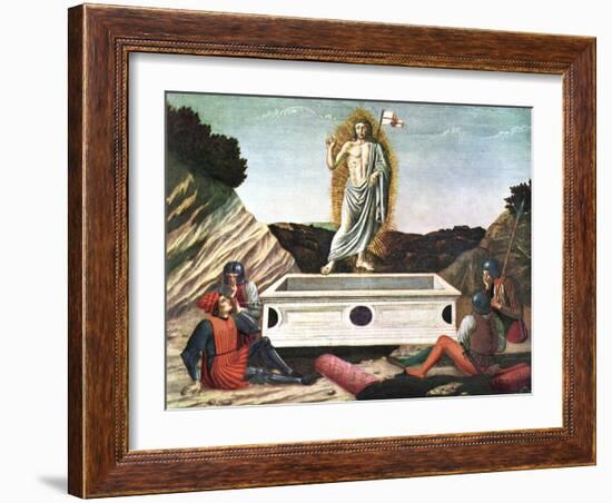 The Resurrection, Mid 15th Century-Andrea Del Castagno-Framed Giclee Print