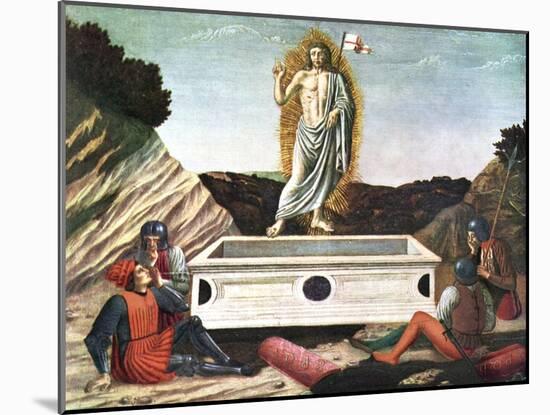 The Resurrection, Mid 15th Century-Andrea Del Castagno-Mounted Giclee Print