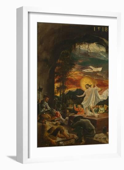 The Resurrection of Christ, 1518-Albrecht Altdorfer-Framed Giclee Print