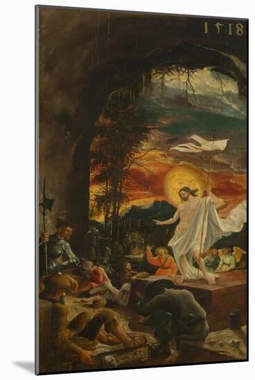 The Resurrection of Christ, 1518-Albrecht Altdorfer-Mounted Giclee Print