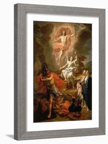 The Resurrection of Christ, 1700-Noel Coypel-Framed Giclee Print