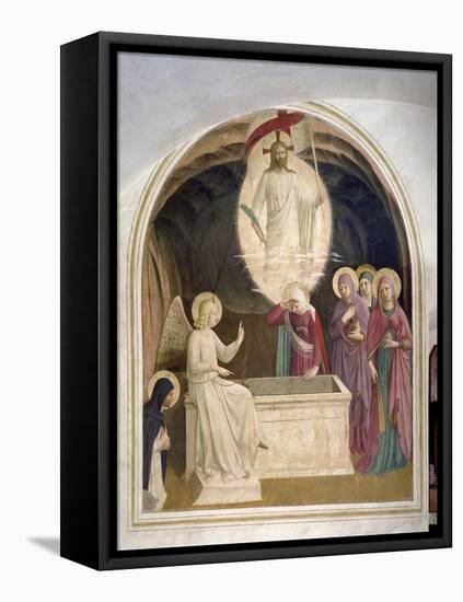 The Resurrection of Christ and the Pious Women at the Sepulchre, 1442-Fra Angelico-Framed Premier Image Canvas