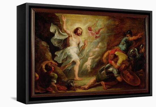 The Resurrection of Christ, c.1617-19-Peter Paul Rubens-Framed Premier Image Canvas