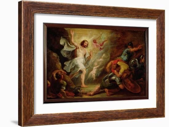 The Resurrection of Christ, c.1617-19-Peter Paul Rubens-Framed Giclee Print