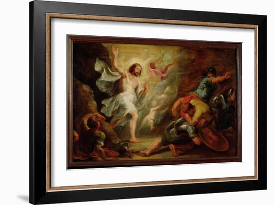 The Resurrection of Christ, c.1617-19-Peter Paul Rubens-Framed Giclee Print