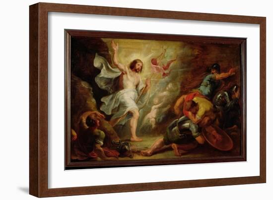 The Resurrection of Christ, c.1617-19-Peter Paul Rubens-Framed Giclee Print