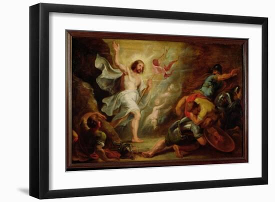 The Resurrection of Christ, c.1617-19-Peter Paul Rubens-Framed Giclee Print