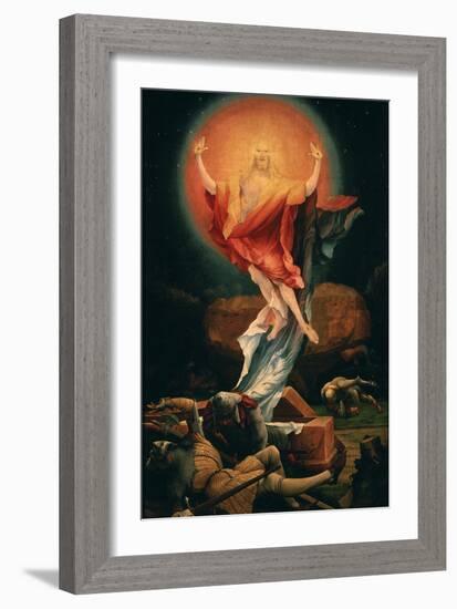 The Resurrection of Christ, from the Isenheim Altarpiece, C.1515 (Detail)-Matthias Grünewald-Framed Giclee Print