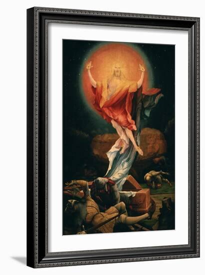 The Resurrection of Christ, from the Isenheim Altarpiece, C.1515 (Detail)-Matthias Grünewald-Framed Giclee Print