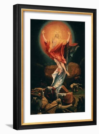 The Resurrection of Christ, from the Isenheim Altarpiece, C.1515 (Detail)-Matthias Grünewald-Framed Giclee Print