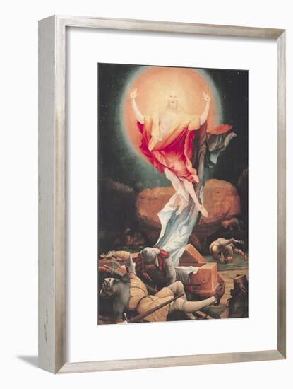 The Resurrection of Christ, from the Isenheim Altarpiece circa 1512-16-Matthias Grünewald-Framed Giclee Print