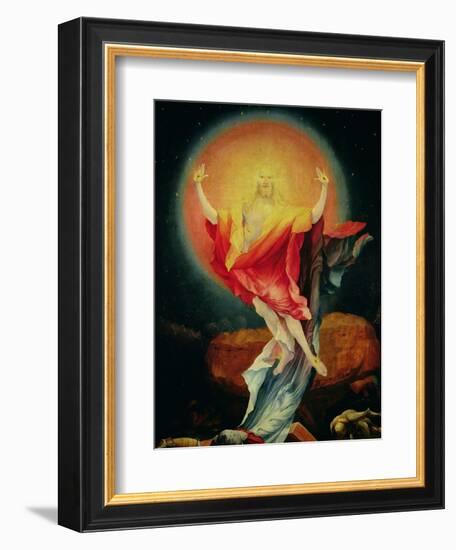 The Resurrection of Christ, from the Right Wing of the Isenheim Altarpiece, circa 1512-16-Matthias Grünewald-Framed Giclee Print