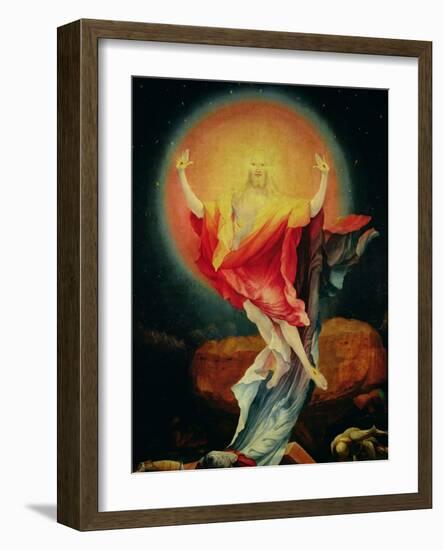 The Resurrection of Christ, from the Right Wing of the Isenheim Altarpiece, circa 1512-16-Matthias Grünewald-Framed Giclee Print