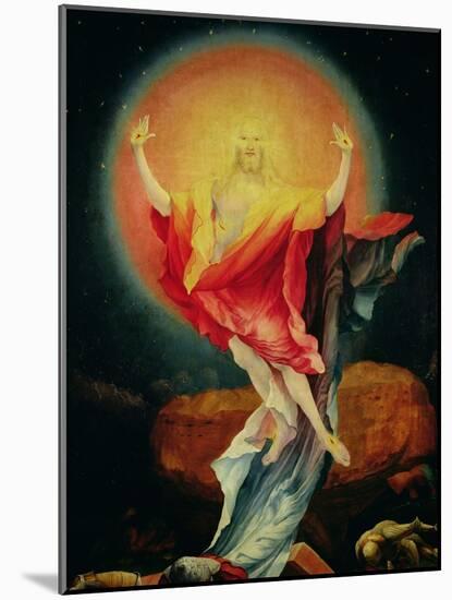 The Resurrection of Christ, from the Right Wing of the Isenheim Altarpiece, circa 1512-16-Matthias Grünewald-Mounted Giclee Print