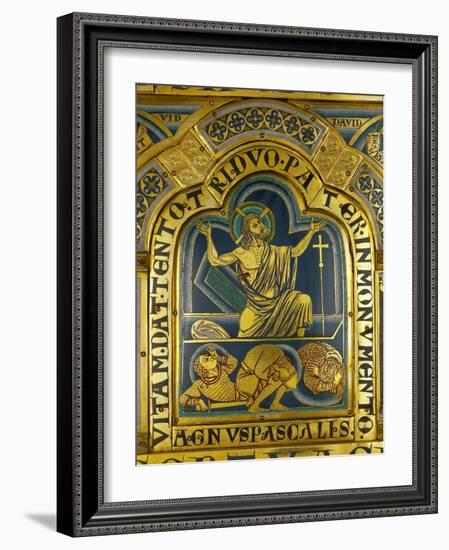 The Resurrection of Christ, from the Verdun Altar-Nicholas of Verdun-Framed Giclee Print