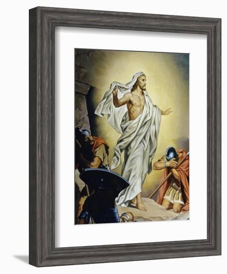 The Resurrection of Jesus-Heinrich Hofmann-Framed Giclee Print