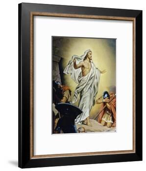 The Resurrection of Jesus-Heinrich Hofmann-Framed Giclee Print