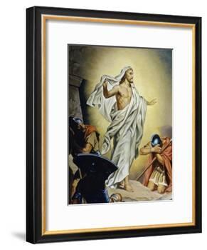 The Resurrection of Jesus-Heinrich Hofmann-Framed Giclee Print