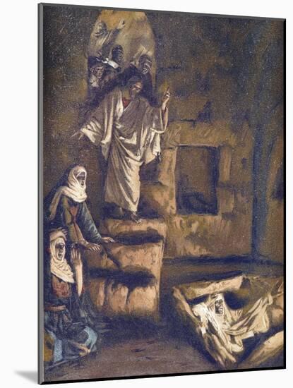 The Resurrection of Lazarus - the Resurrection of Lazarus - from “” the Life of Our Lord Jesus Chri-James Jacques Joseph Tissot-Mounted Giclee Print