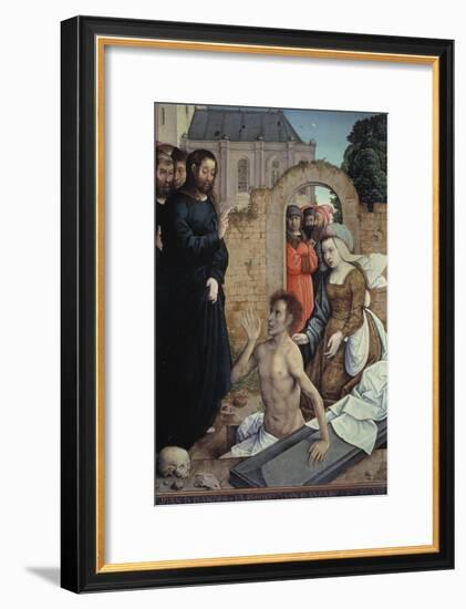 The Resurrection of Lazarus-Juan de Flandes-Framed Giclee Print