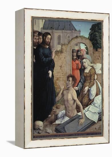 The Resurrection of Lazarus-Juan de Flandes-Framed Premier Image Canvas