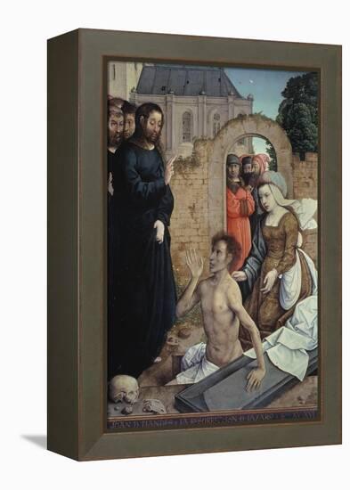 The Resurrection of Lazarus-Juan de Flandes-Framed Premier Image Canvas