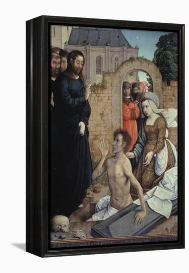 The Resurrection of Lazarus-Juan de Flandes-Framed Premier Image Canvas