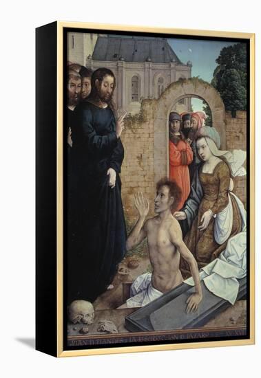 The Resurrection of Lazarus-Juan de Flandes-Framed Premier Image Canvas