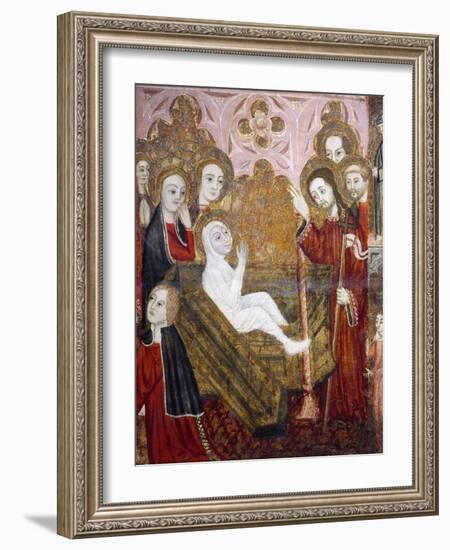 The Resurrection, Retablo of the Life of St Lazarus-null-Framed Giclee Print