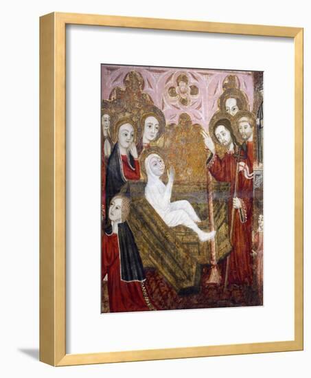 The Resurrection, Retablo of the Life of St Lazarus-null-Framed Giclee Print