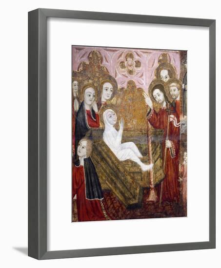 The Resurrection, Retablo of the Life of St Lazarus-null-Framed Giclee Print